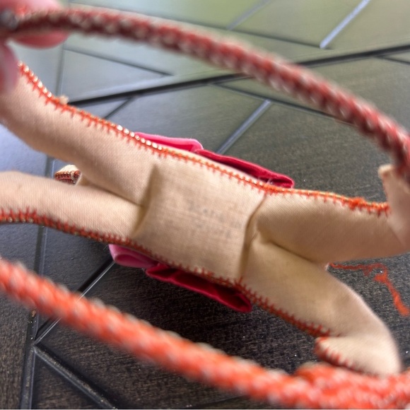 Vintage RARE handmade rocking Elephant figure embellished ornate nursery - Picture 2 of 9